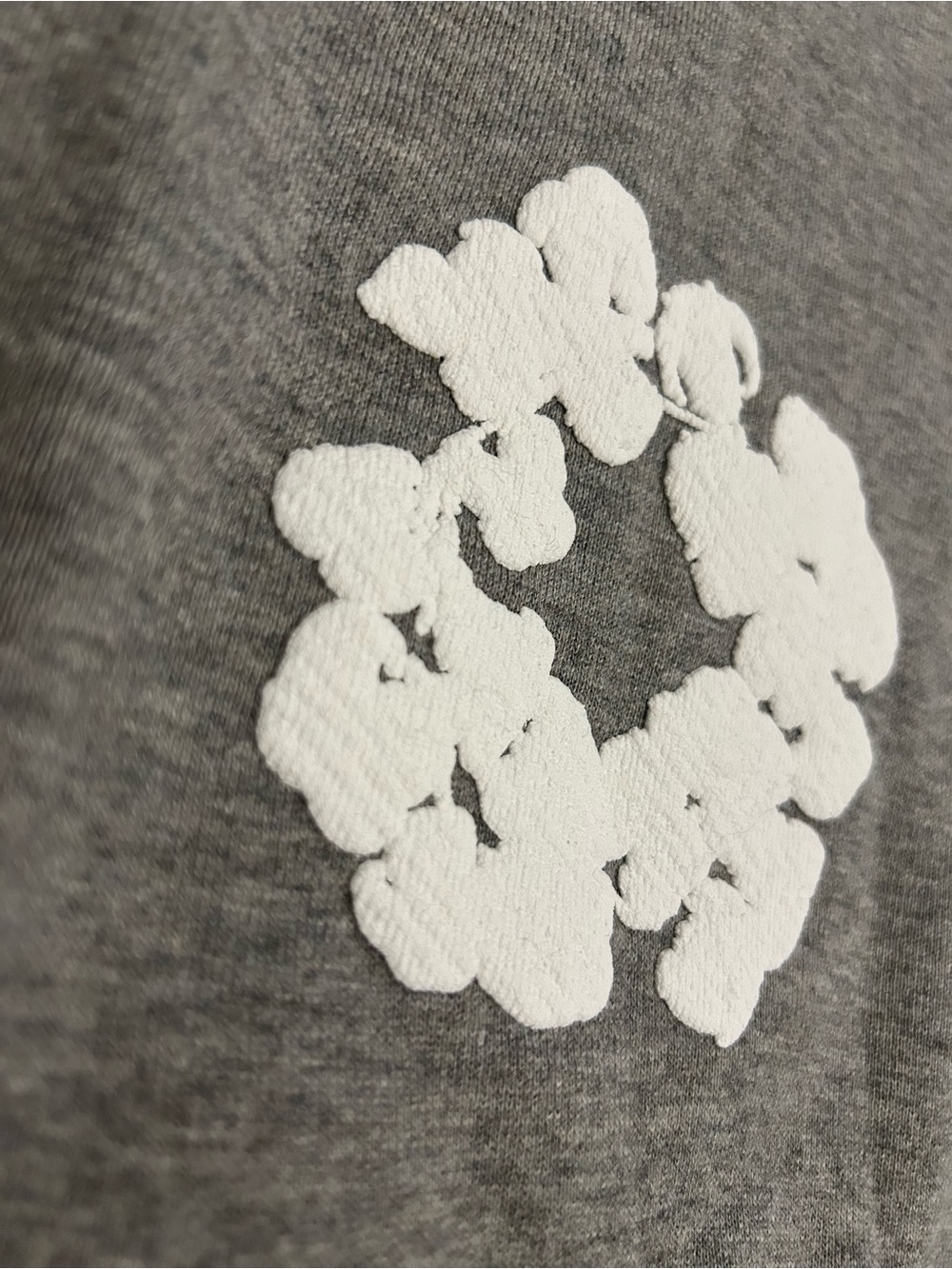 Denim Tears Grey Cotton Wreath Hoodie Brand New - Picture 4 of 7